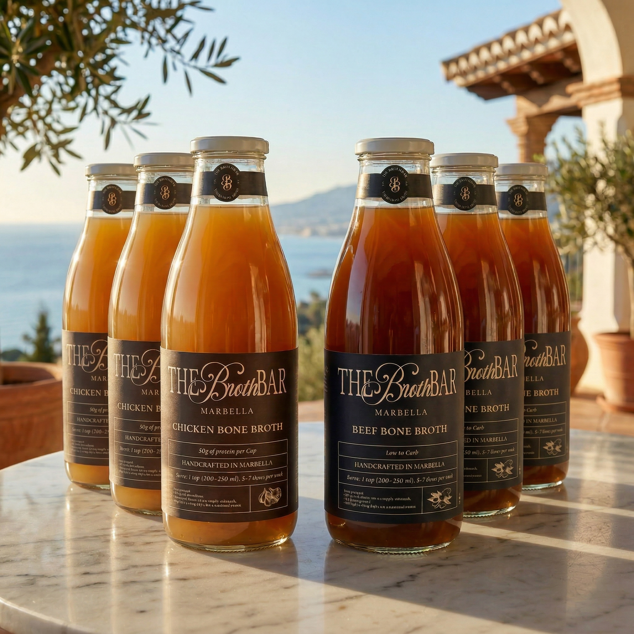 Bone Broth Beef & Chicken 1 liter - 6 Pack