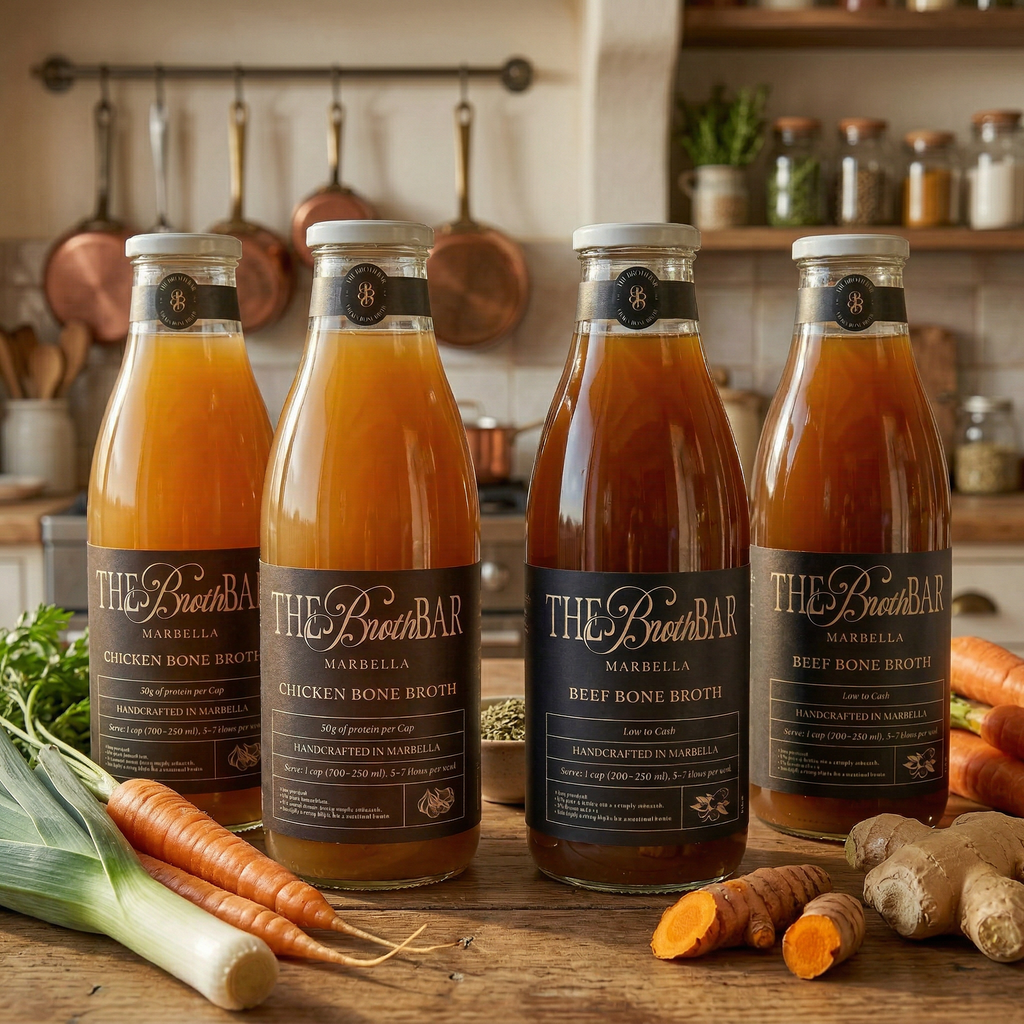 Bone Broth Beef & Chicken 1 liter  - 4 Pack