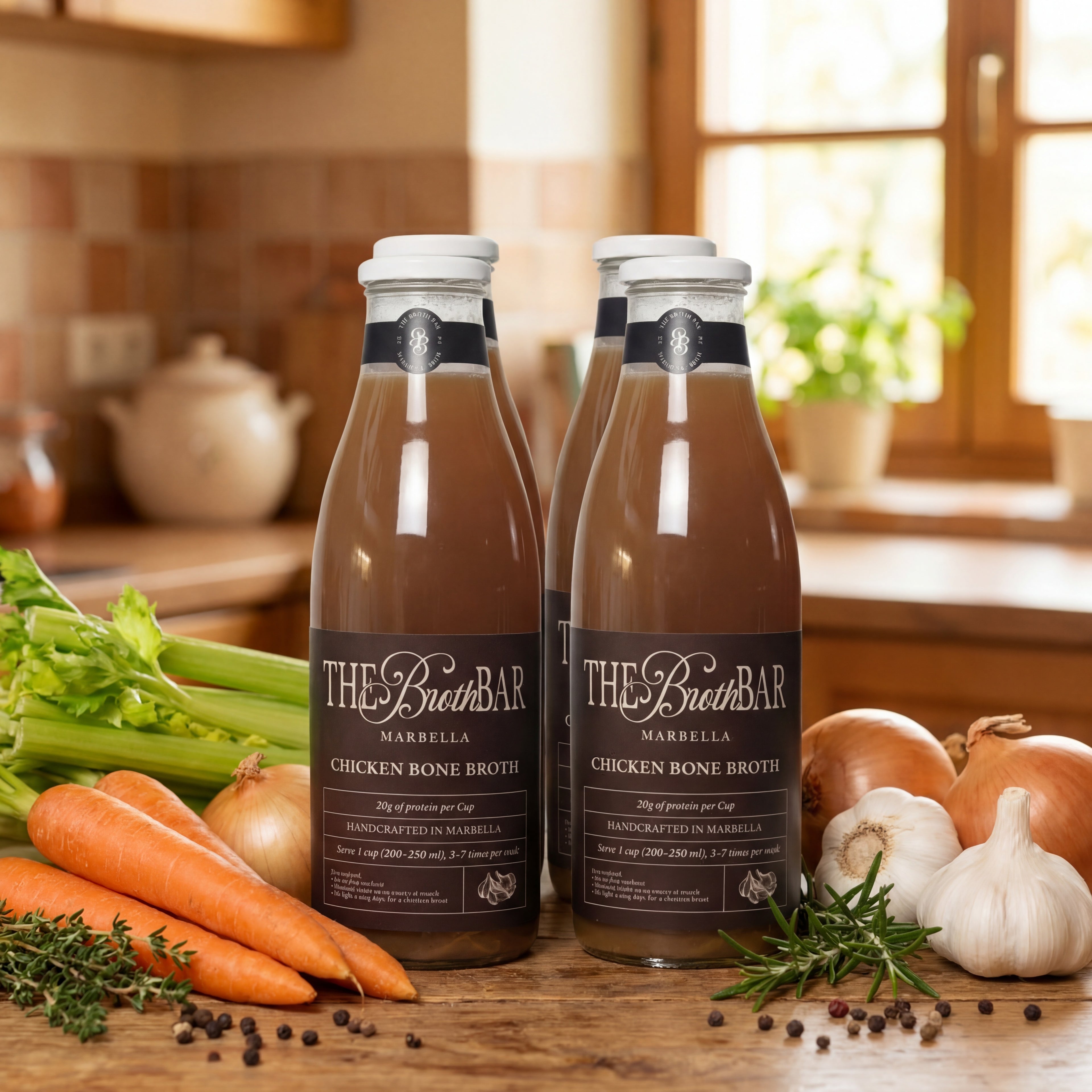 Bone Broth - Chicken 1 Liter - 4 pack