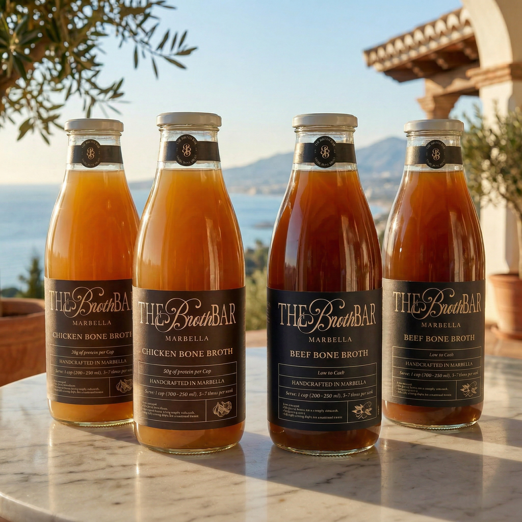 Bone Broth Beef & Chicken 1 liter  - 4 Pack