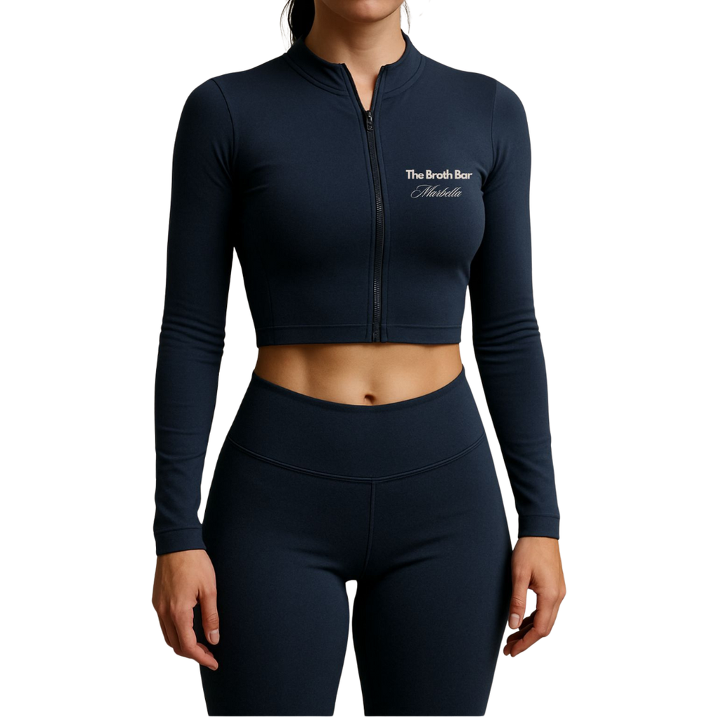 Crop Hoddie - Marbella